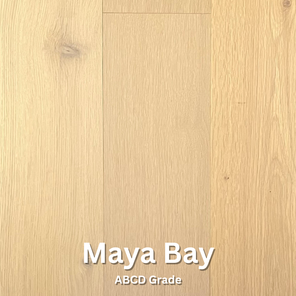 Floorest - 7 1/2 X 3/4 - White Oak "Maya Bay" - Engineered Hardwood ABCD Grade - 23.81 Sf/B